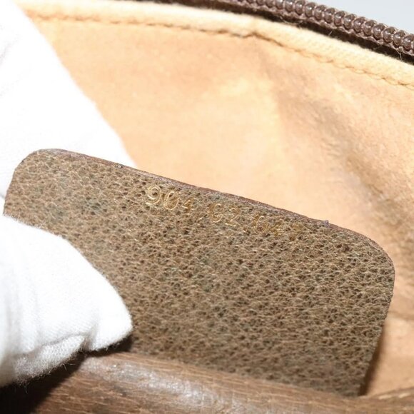 GUCCI GG Supreme Web Sherry Line Bag PVC Beige Gold 904 02 047 Auth ep9738 - Picture 10 of 16